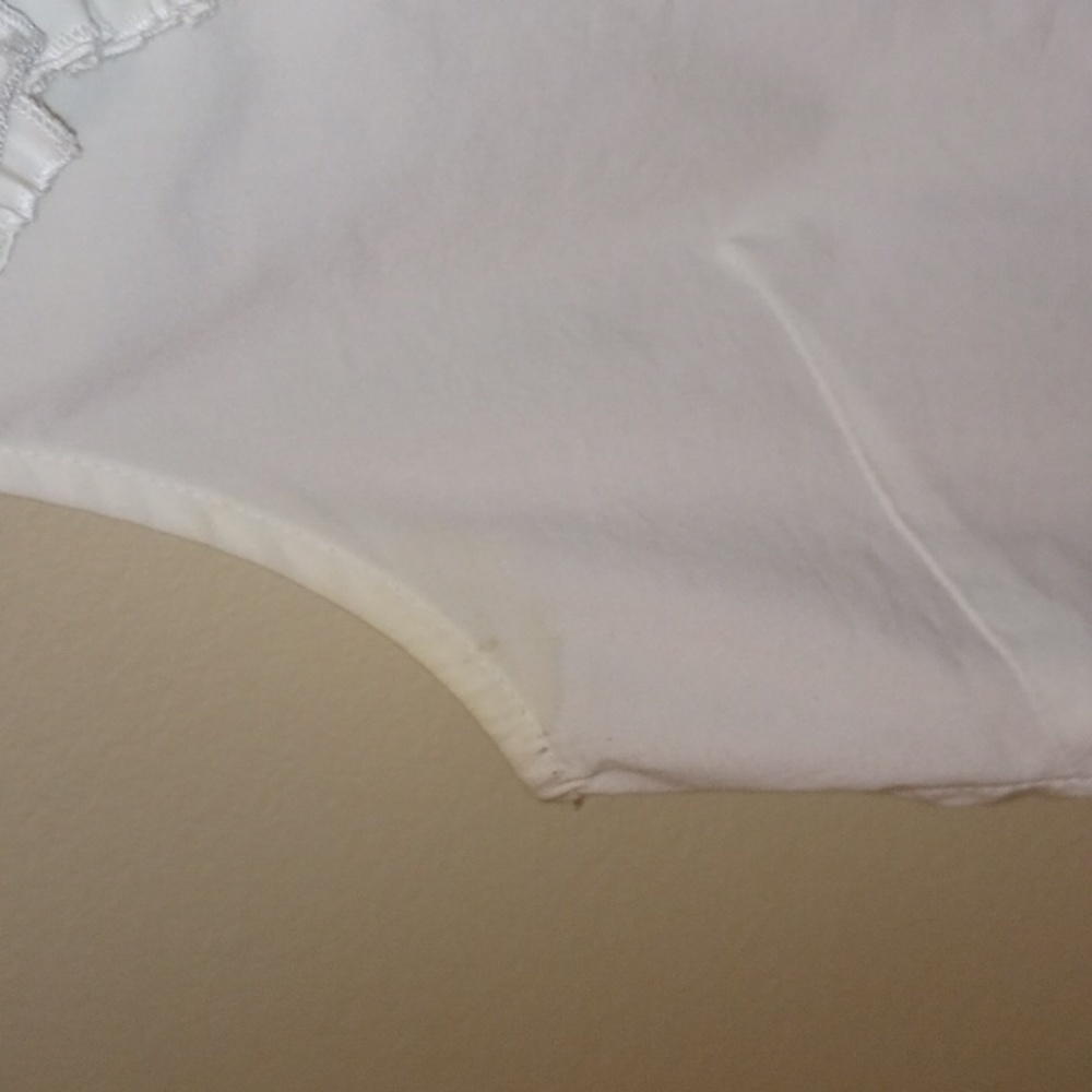 White Ruffle Blouse - Picture 3 of 4